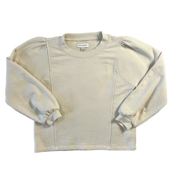Free Assembly Women's Small Warm Cream/Ivory Sweater Long Sleeve - Picture 1 of 6